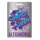 Custom Luggage Tag Design: Midwest Cheer Elite