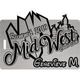 Custom Luggage Tag Design: Midwest Cheer Elite